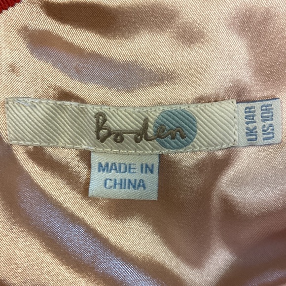 Boden Maria Ombre Chiffon Dress | Size 10. Pinks and Orange hues. - Picture 10 of 12